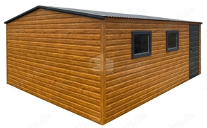 Gartenhaus - Gartenschuppen 5x6m Garage nach Maß Holzoptik Lagerschuppen GP561