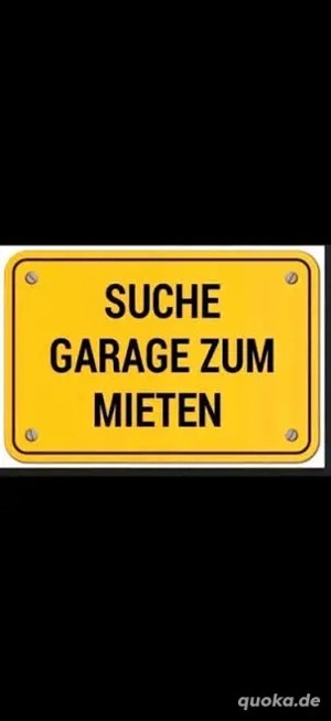 Garage zum Mieten gesucht
