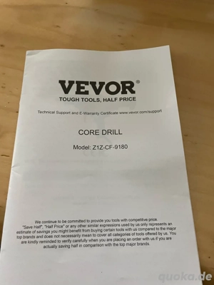 verkaufe neues unbenutzes kernbohrgerät Bild 3 verkaufe neues unbenutzes kernbohrgerät Bild 3