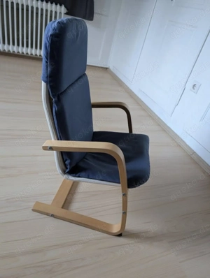 Kindersessel Kinderstuhl Stuhl Kinder blau IKEA POÄNG Bild 2