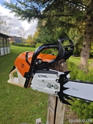 Stihl MS 500i 6,8Ps Motorsäge Kettensäge Neue 63cm Garnitur Schiene Und Ketten