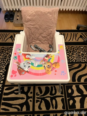 Hochstuhl für Kinder - mit Paw Patrol Motiv