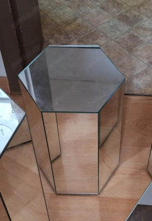 Spiegelsäule (Dekosäule, Spiegel) 6-eckig, mehrere (8 Stück)