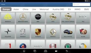 Launch Prodiag Pro Pad V+ Dbscar7 X431 Bluetooth + USB     Verbindung OBD2 Bild 3