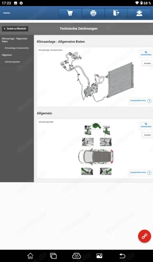 Launch Prodiag Pro Pad V+ Dbscar7 X431 Bluetooth + USB     Verbindung OBD2 Bild 6