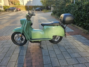 e Schwalbe 90 km h Elektroroller - Dschungelgrün Neu mit Garantie 700km gefahren