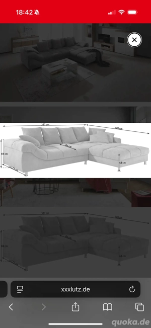 Couch grau Bild 4 Couch grau Bild 4