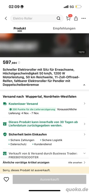 e-scooter  Bild 2 e-scooter  Bild 2
