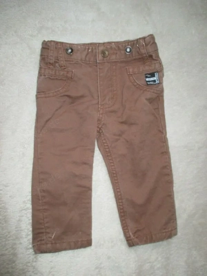 NEU Baby BOY oder GIRL * Unisex Velours Jeans- Hose TIMBERLAND Gr. 62- 68 nougat- schokoladen braun