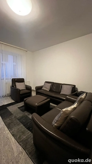 Echtleder Sofa und Sessel