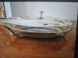 Auflaufform Glas Deckel Servierschale