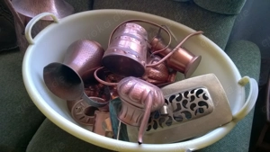 Vase, Behälter aus Kupfer bzw. Messing