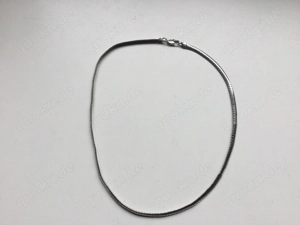 Damen Schmuck Vintage Schlangenkette Versilbert