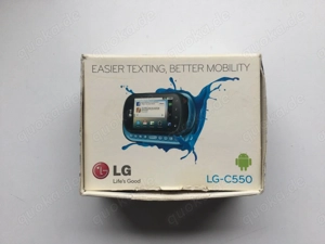 LG-C550 Mobiltelefon Handy mit Zubehör Funktioniert 