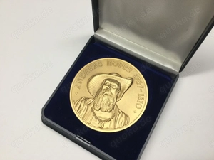St.Leonhard Sammler Medaille Vergoldet