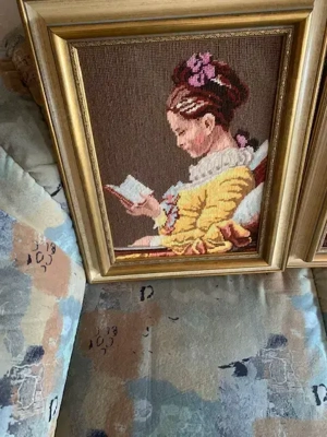 Gobelinbilder (die Lesende) Bild 2