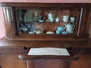 Antikmöbel Buffet (2 tlg. Unter- und Oberschrank) Bild 2