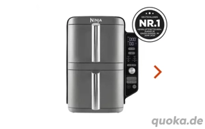 Ninja Double Stack XL 2 Ebenen Heißluftfritteuse