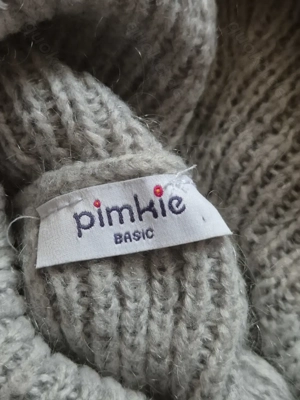Strick Pullunder   Slipover von Pimkie Gr. 36 38 grau mit Mohair Bild 4