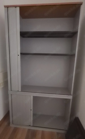 Rollschrank mit Rollläden   2-teilig, stabil und geräumig