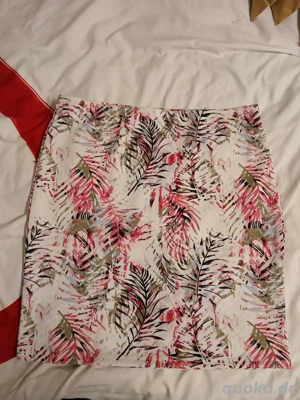 kurzer enger Rock Muster gras gr. M