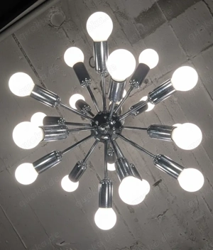 Originaler Sputnik-Kronleuchter im Mid-Century Modern Stil