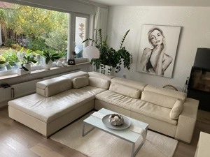 Italienisches Designer-Sofa aus Leder