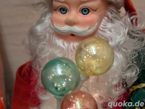 Vintage Glasfaser-Netzadapter Dekoration Weihnachtsmann Stern