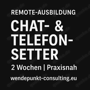 Werde Remote-Setter in 2 Wochen (Quereinstieg möglich)