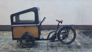 Cargo E-Bike  MS wie neu | nur 4 km | Verdeck + Kindersitz | 250 kg | 3.000   VHB Bild 4