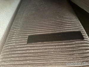 Graue Cord Couch - Waschbar