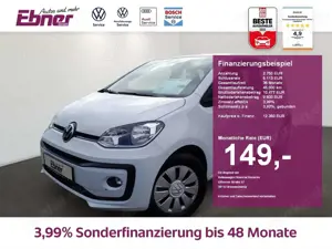 Volkswagen up! MOVE UP! 65PS 4-TÜRER KAMERA+SITZHZG+GRA+BLUETOOTH