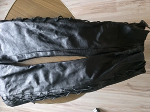   Lederhose schwarz geschnürt Gr.52 Bild 2