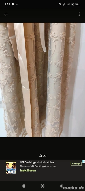 Dirndl mit Bluse XL beige