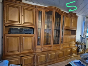 Hochwertige Wohn-   Esszimmer Vitrine aus Holz