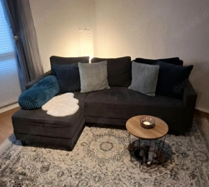Eckcouch Sofa L-Couch anthrazit TOP