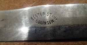 Tranchierbesteck, Flaschenöffner, Schnapsausgießer mit Horngriff  Bild 3
