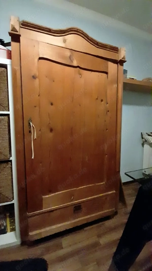Bauernschrank gebraucht   Weichholzschrank Bild 3