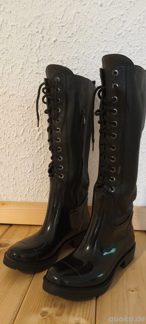 Gianmarco Lorenzi Boots Damen Stiefel Leder Größe 38 Frauenschuhe