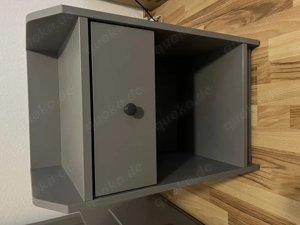 Nachtisch Hemnes in Grau