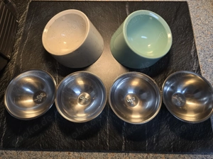 Futternapf Katzen oder kleine Hunde -  mit Erhöhung 2 Stück