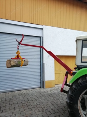 Hecklader für Brennholz lang, ähnlich Rückewagen