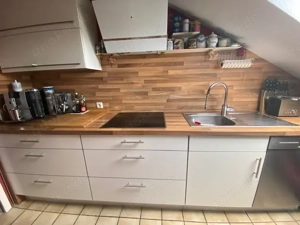 Einbauküche, weiss, wegen Umzug zu verkaufen