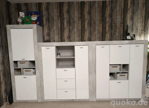 1x Wohnzimmerschrank 2x Highboard 1x Lowboard 