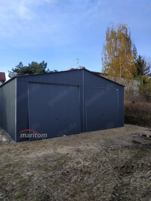 Blechgarage nach Maß Metallcontainer Halle 