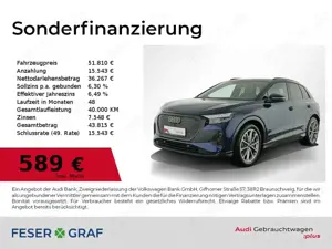 Audi Q4 e-tron 55 e-tron S line Int/LED/HuD/ACC/R-Kamera/20 Zoll