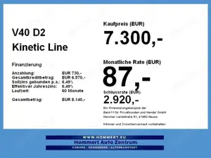 Volvo V40 D2 Kinetic *Navi*LED*CD-Player*Händler* Bild 4