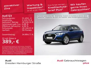Audi Q3 35 TFSI Digitales Kombiinstrument DAB LED-SW