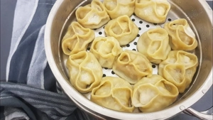 Russische Manti | hausgemacht | 2 Portionen | eingefroren