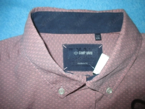  NEU mit Etikett Business Freizeit Blumen Blüten Langarm Hemd CAMP DAVID Gr. 46-47 * 58-60,62  XXL